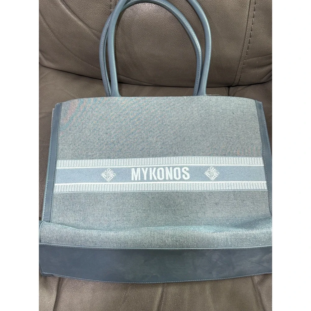 Steve Madden Denim Tote Bag Light Wash Casual‎ Everyday Carryall